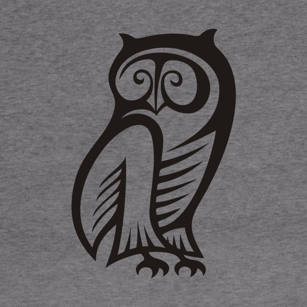 Owl Symbol Black by sifis